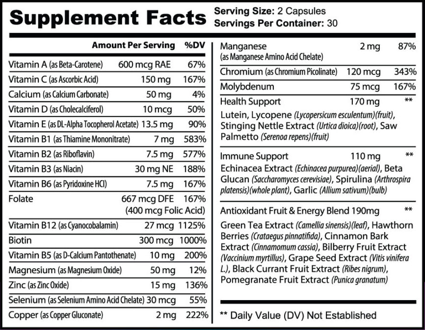Multi-Vitamins & Minerals - Image 2